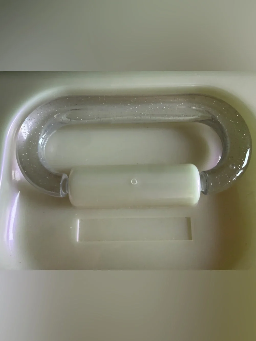 Caboodles Cream Plastic Makeup & Accessory Case